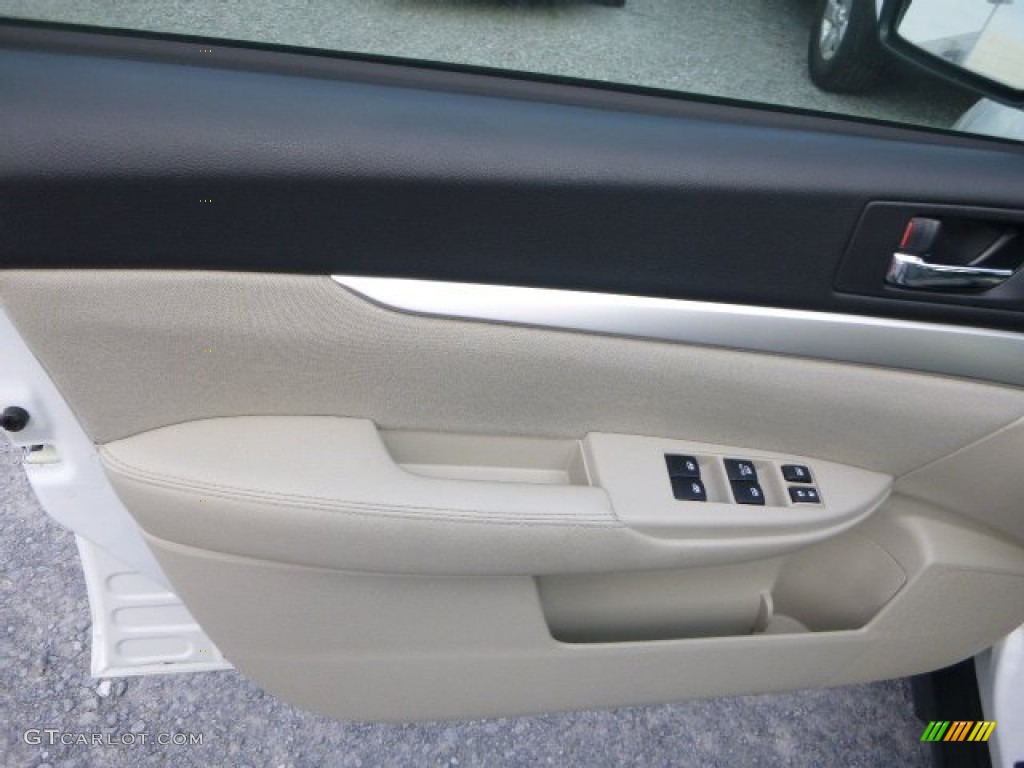 2013 Subaru Outback 2.5i Premium Ivory Door Panel Photo #103739075