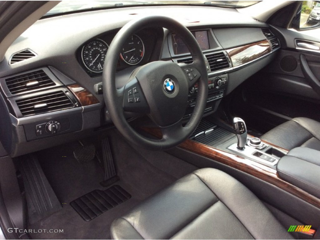 2010 X5 xDrive35d - Space Grey Metallic / Black Nevada Leather photo #11