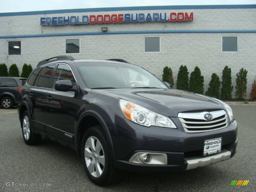 2012 Outback 2.5i Limited - Graphite Gray Metallic / Off Black photo #1