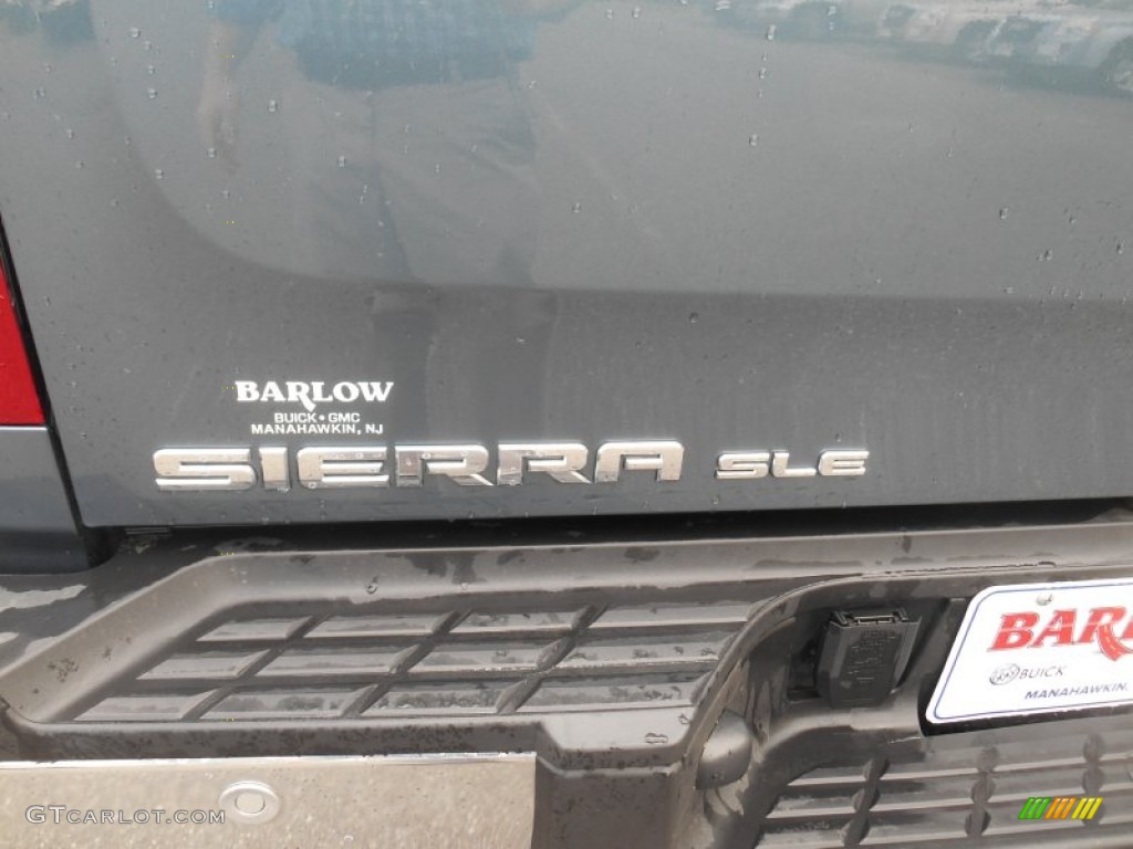 2014 Sierra 2500HD SLE Crew Cab 4x4 - Stealth Gray Metallic / Ebony photo #16