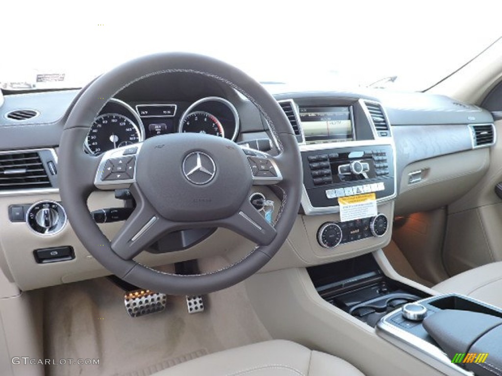 2015 ML 400 4Matic - Cinnabar Red Metallic / Almond Beige/Mocha photo #8