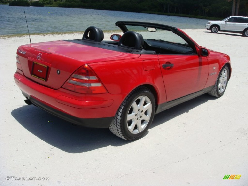 1999 SLK 230 Kompressor Roadster - Magma Red / Charcoal photo #7