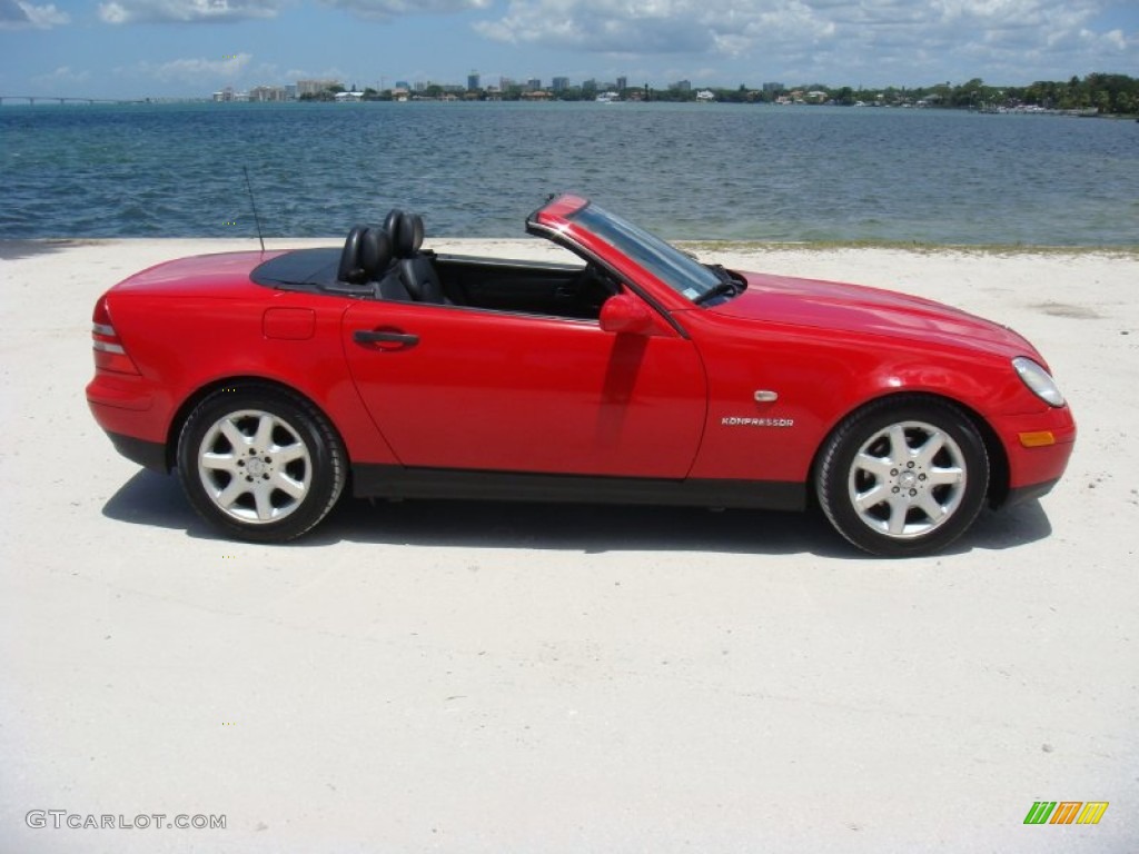 Magma Red 1999 Mercedes-Benz SLK 230 Kompressor Roadster Exterior Photo #103741718