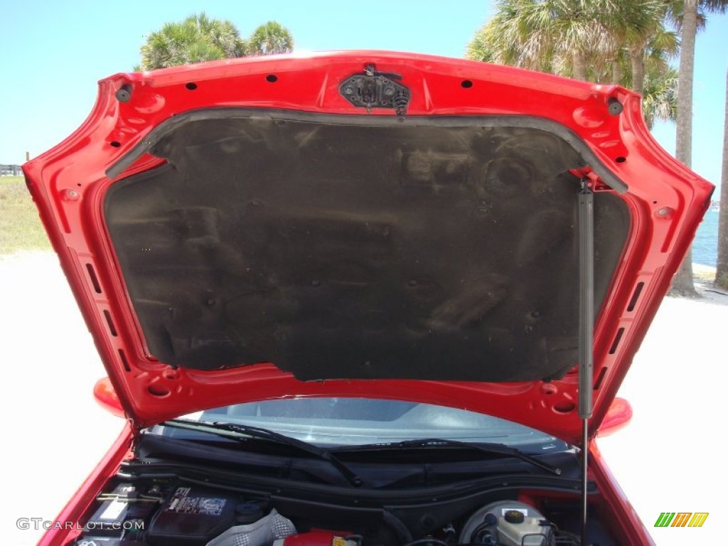 1999 SLK 230 Kompressor Roadster - Magma Red / Charcoal photo #28