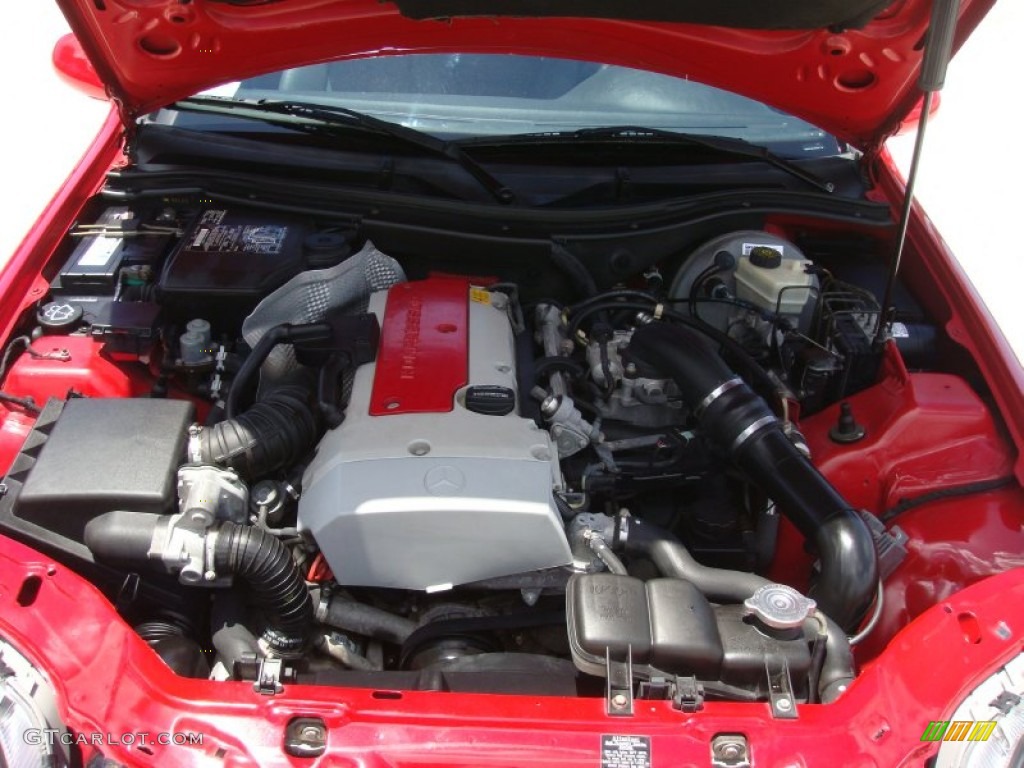 1999 Mercedes-Benz SLK 230 Kompressor Roadster 2.3L Supercharged DOHC 16V 4 Cylinder Engine Photo #103742135