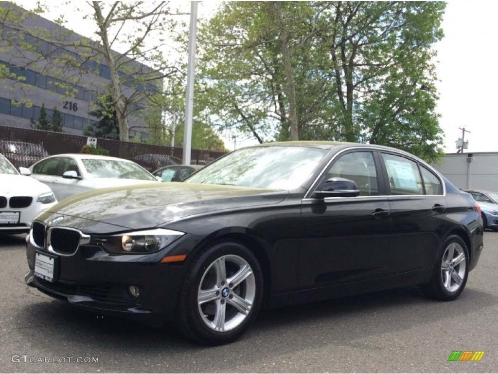 2015 3 Series 328i xDrive Sedan - Black Sapphire Metallic / Venetian Beige photo #7