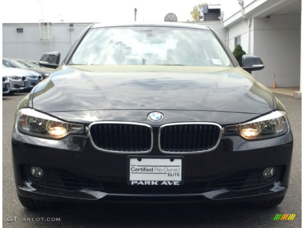 2015 3 Series 328i xDrive Sedan - Black Sapphire Metallic / Venetian Beige photo #8