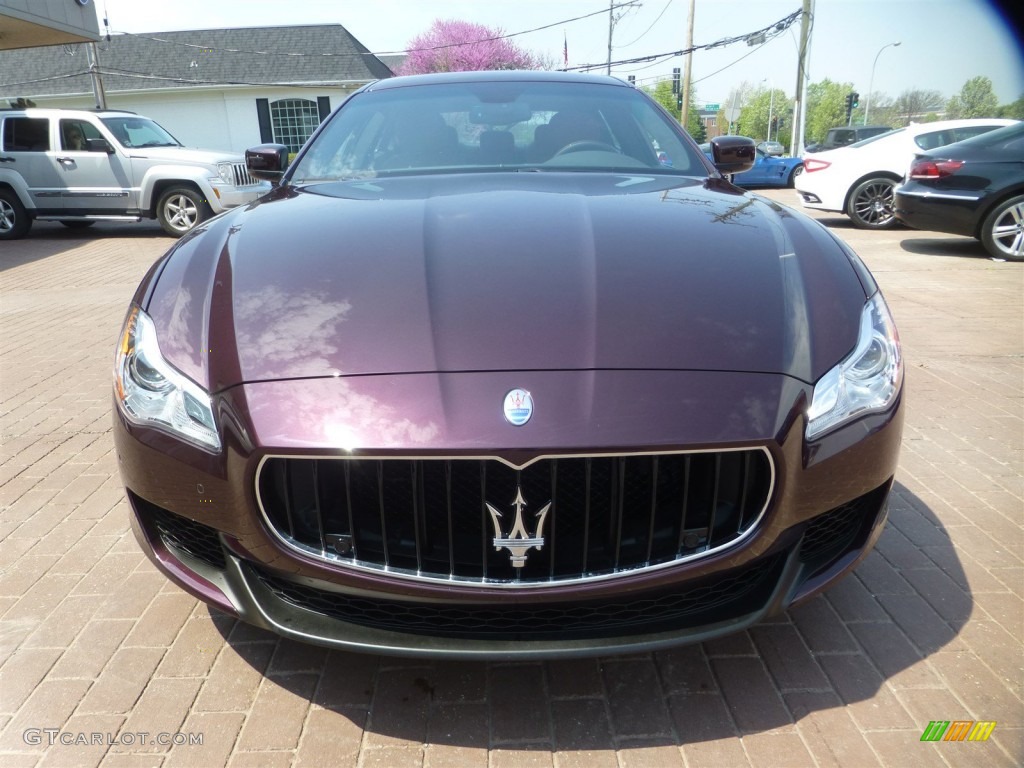 2015 Quattroporte S Q4 AWD - Rosso Folgore (Dark Red Metallic) / Cuoio photo #2