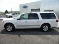 2009 White Platinum Tri-Coat Lincoln Navigator L 4x4  photo #2