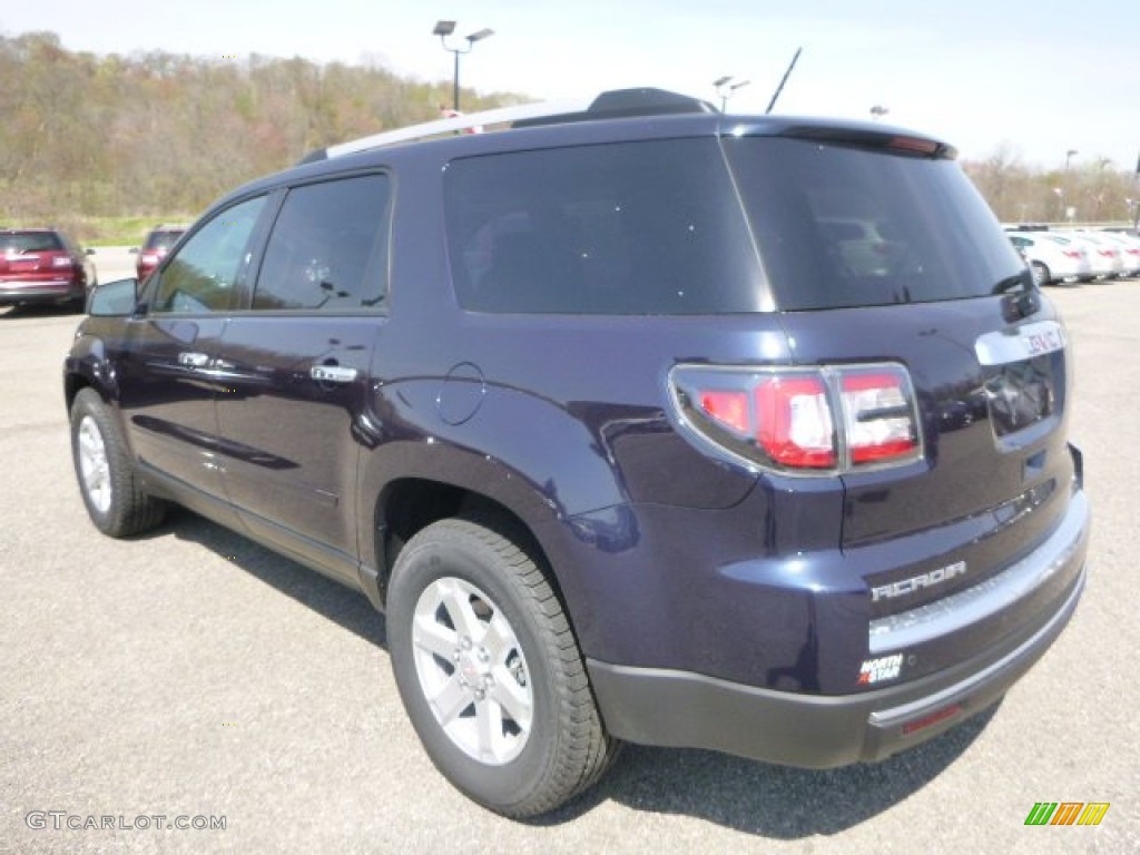 2015 Acadia SLE AWD - Dark Sapphire Blue Metallic / Ebony photo #3