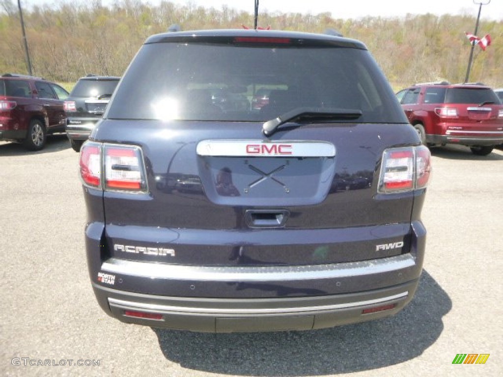2015 Acadia SLE AWD - Dark Sapphire Blue Metallic / Ebony photo #4