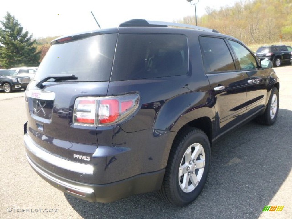 2015 Acadia SLE AWD - Dark Sapphire Blue Metallic / Ebony photo #5