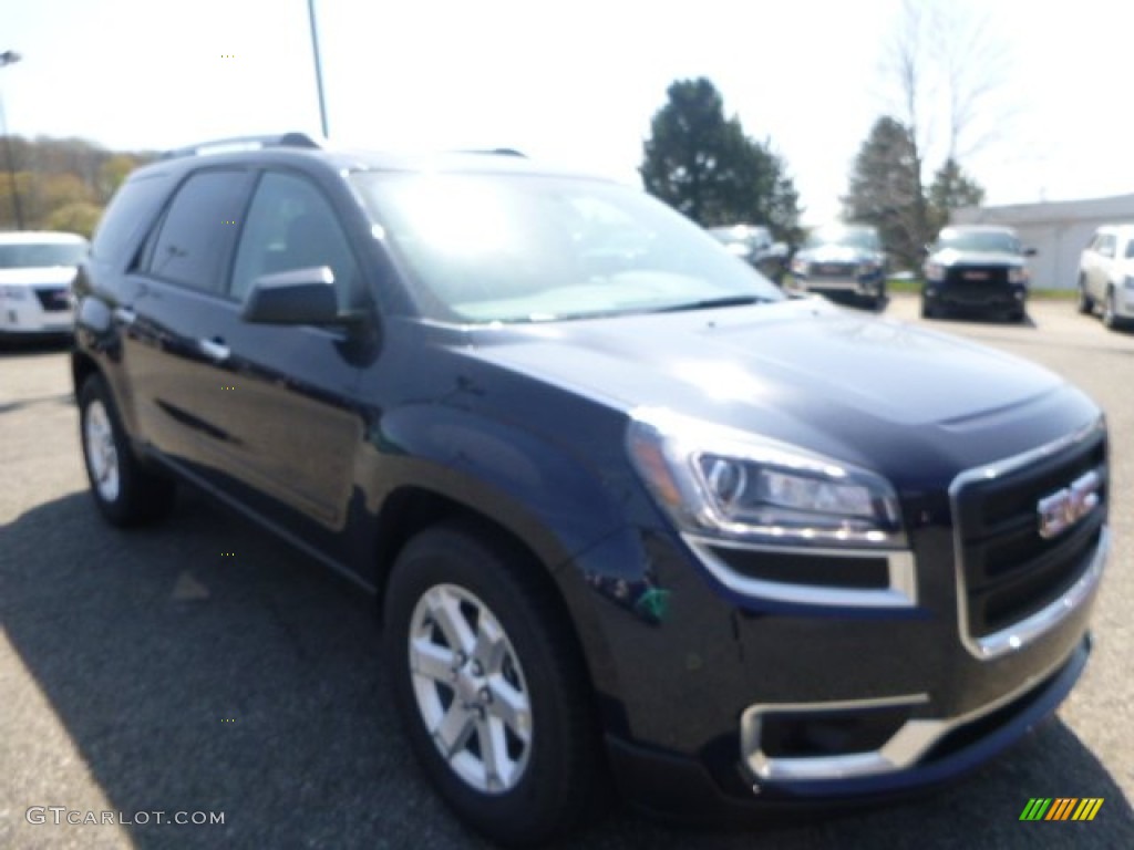 2015 Acadia SLE AWD - Dark Sapphire Blue Metallic / Ebony photo #12