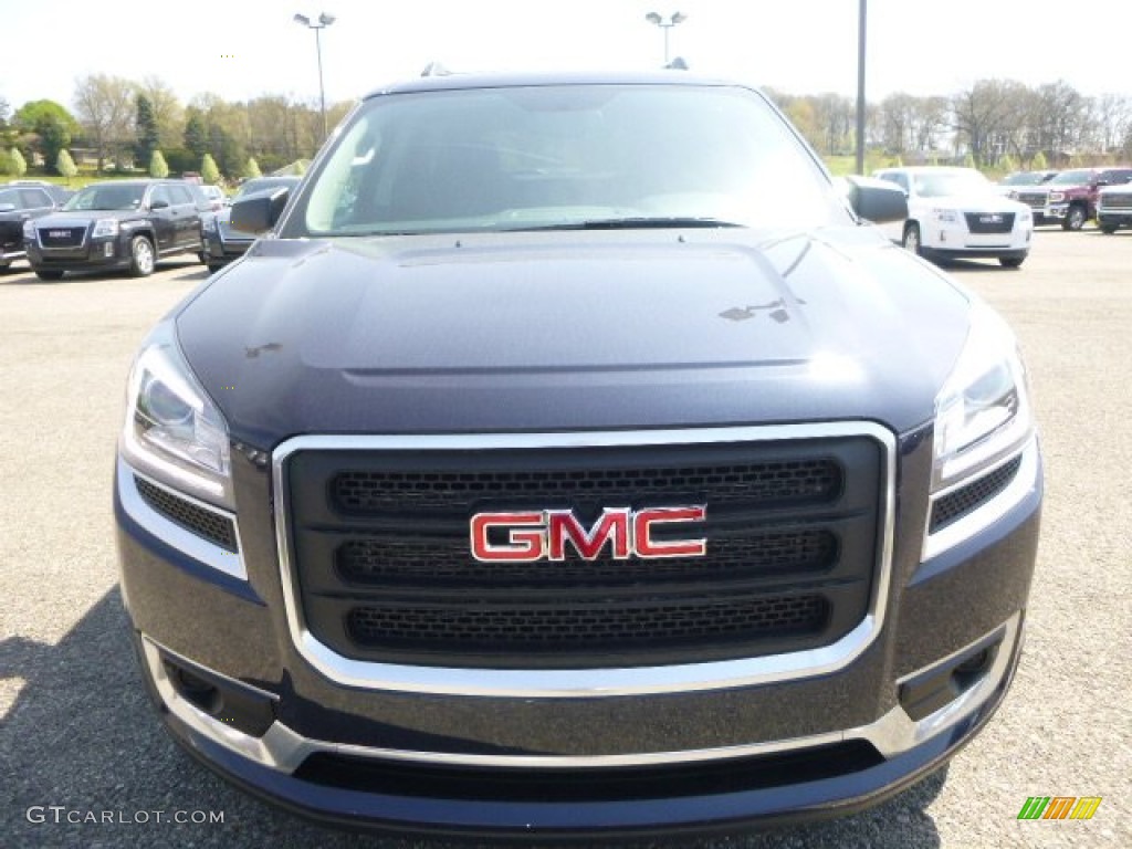 2015 Acadia SLE AWD - Dark Sapphire Blue Metallic / Ebony photo #13