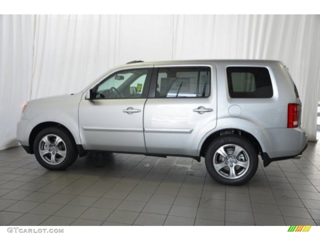 2015 Pilot EX-L - Alabaster Silver Metallic / Gray photo #4
