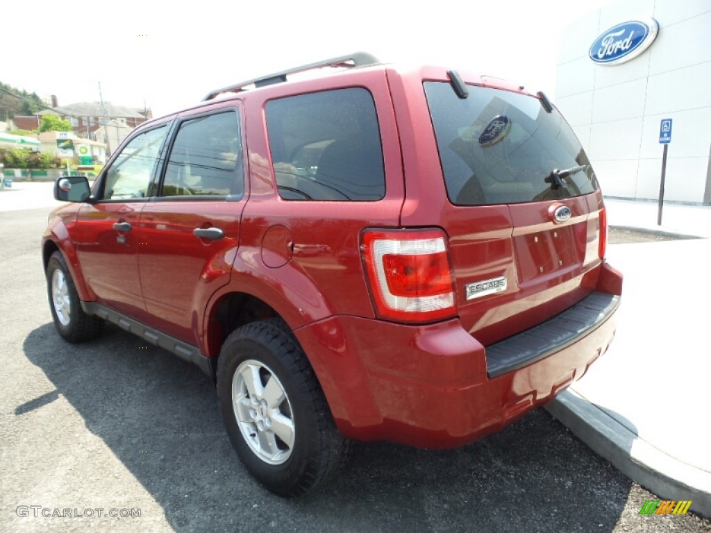 2009 Escape XLT V6 - Redfire Pearl / Camel photo #3