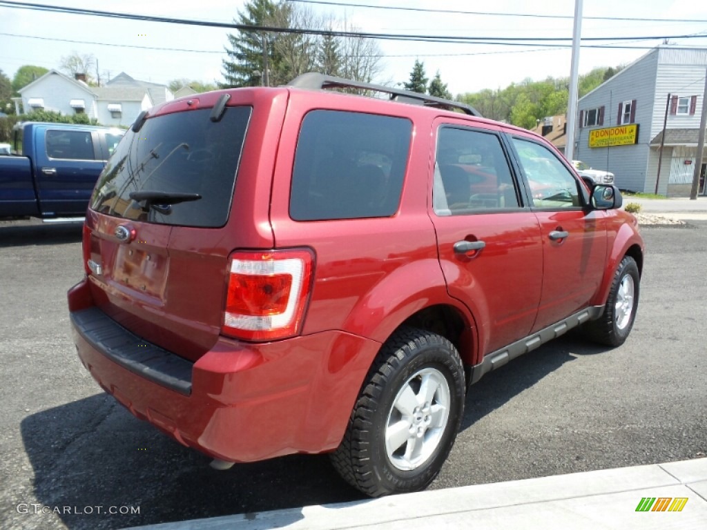2009 Escape XLT V6 - Redfire Pearl / Camel photo #6