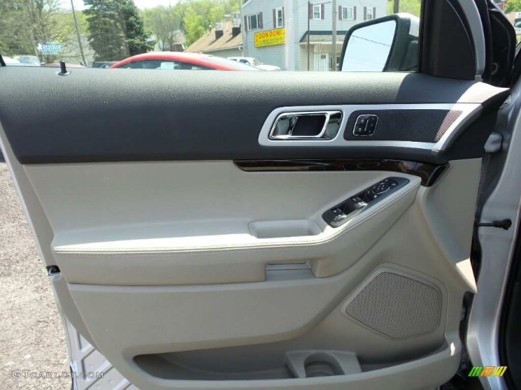 2015 Explorer Limited 4WD - Ingot Silver / Medium Light Stone photo #14
