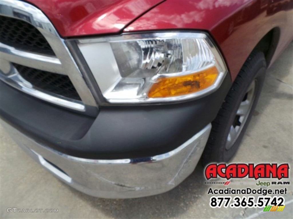 2012 Ram 1500 ST Quad Cab - Deep Molten Red Pearl / Dark Slate Gray/Medium Graystone photo #2