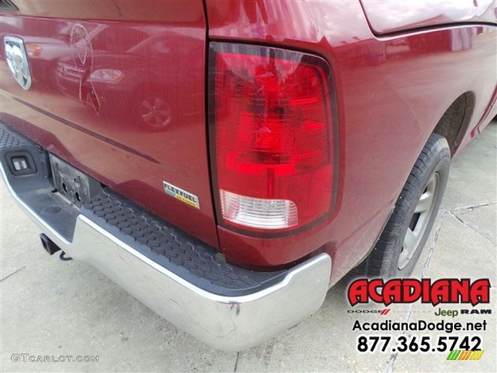 2012 Ram 1500 ST Quad Cab - Deep Molten Red Pearl / Dark Slate Gray/Medium Graystone photo #9