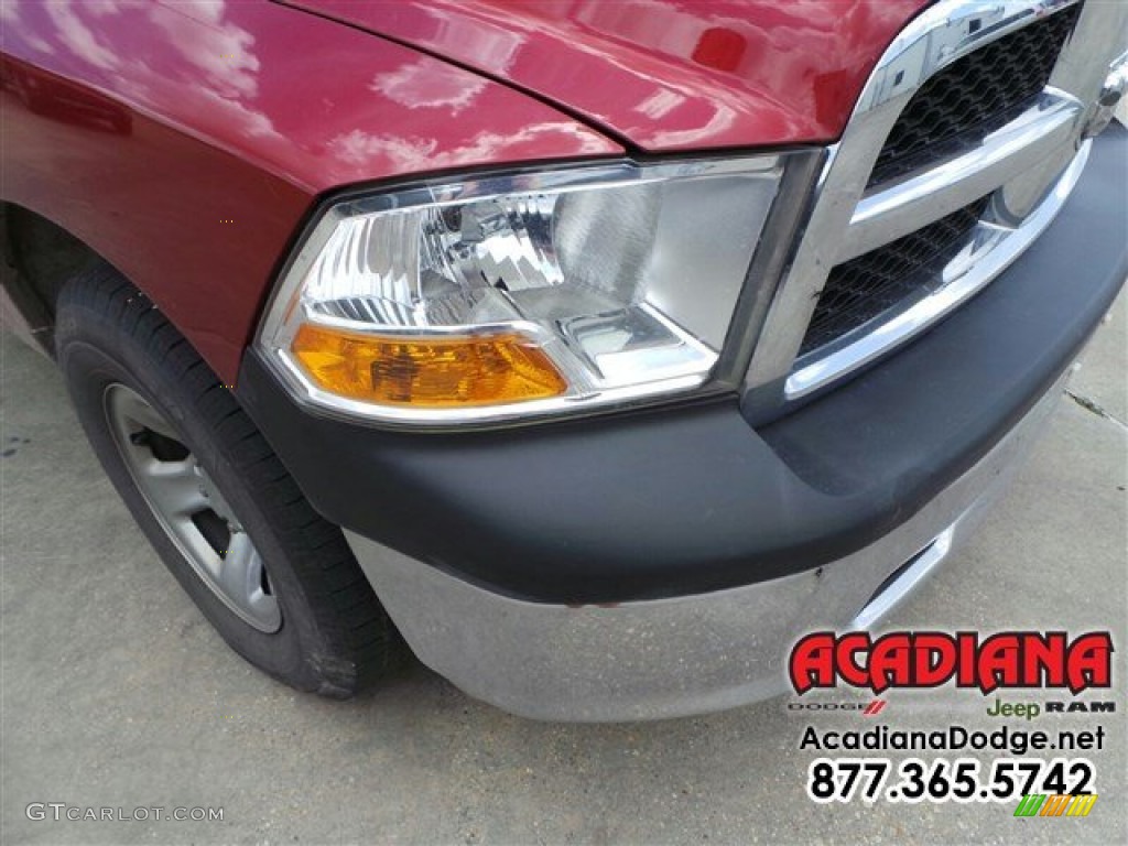2012 Ram 1500 ST Quad Cab - Deep Molten Red Pearl / Dark Slate Gray/Medium Graystone photo #12