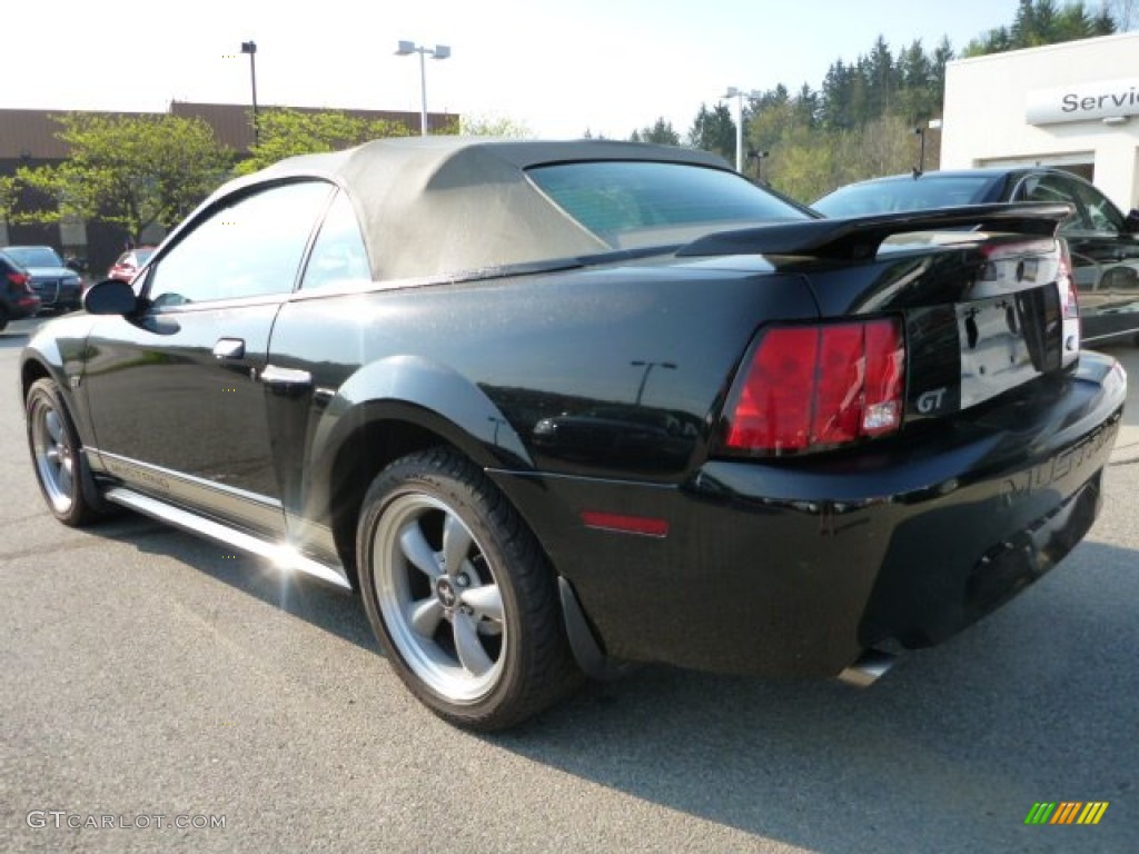 2002 Mustang GT Convertible - Black / Medium Parchment photo #3