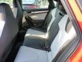 2015 Audi S4 Black/Lunar Silver Interior Rear Seat Photo