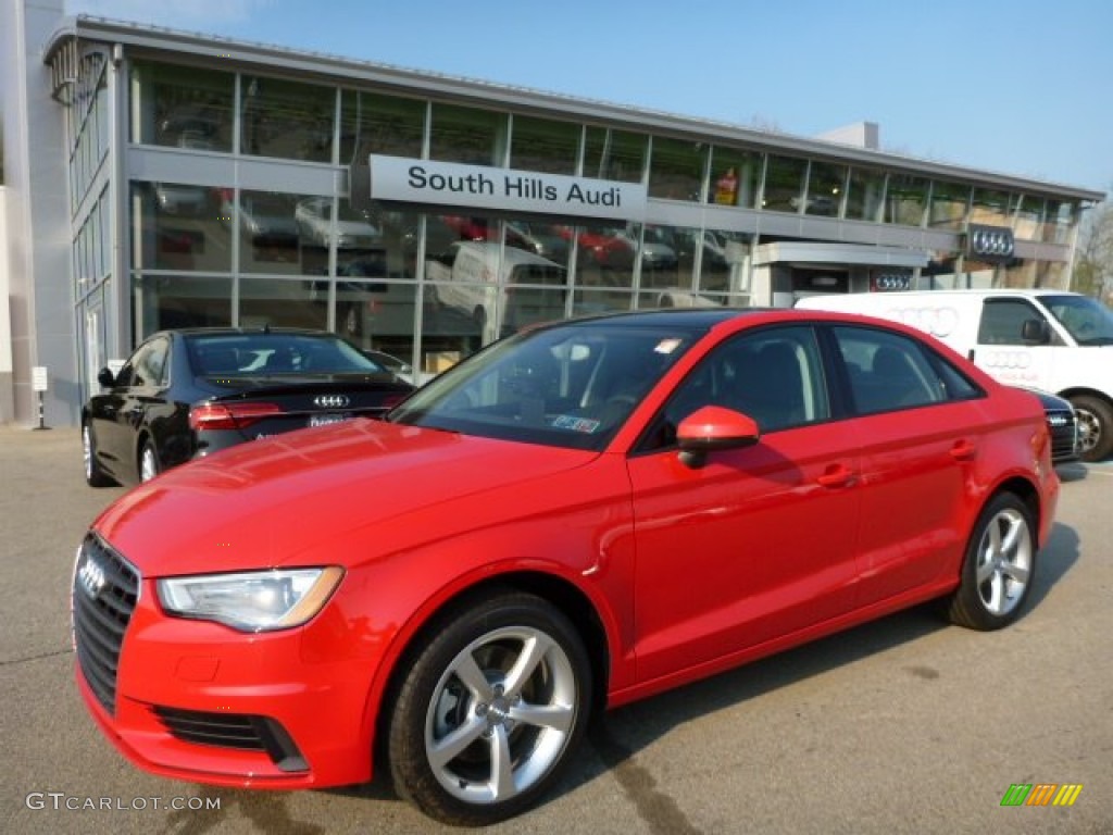 2015 A3 2.0 Premium quattro - Brilliant Red / Black photo #1