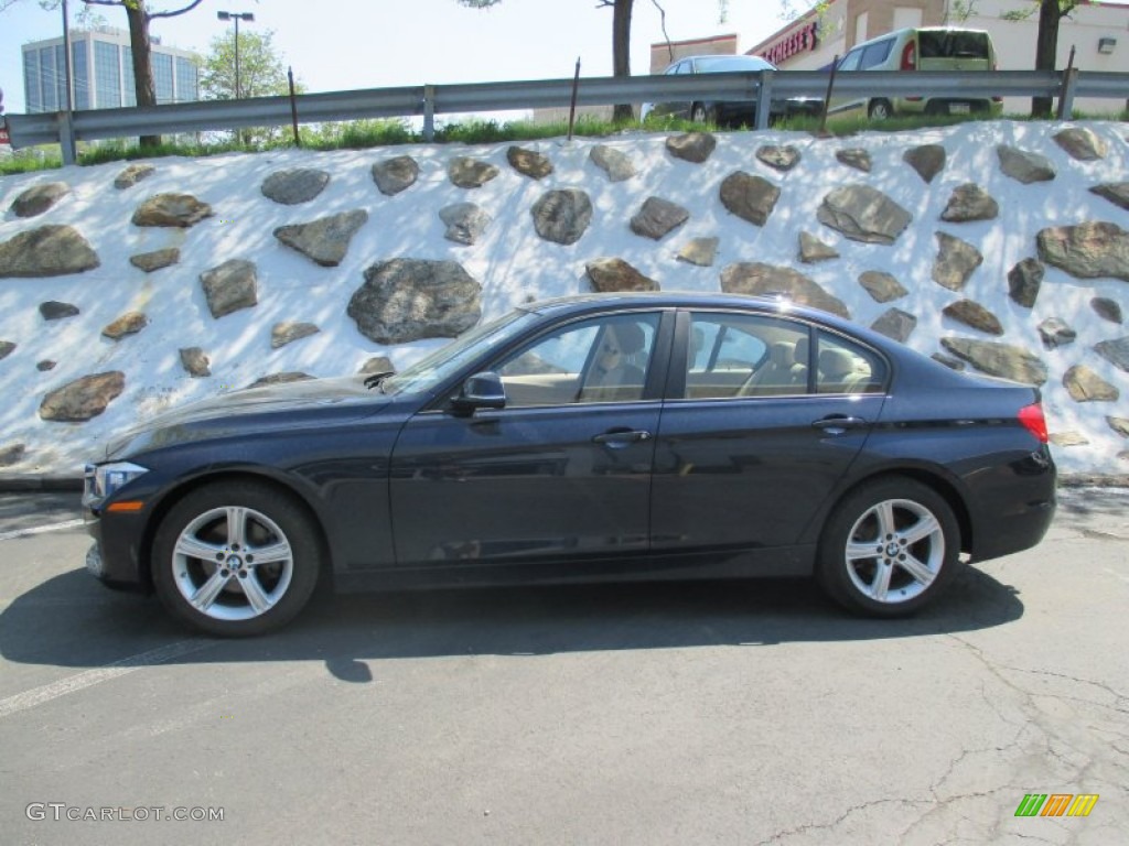2013 3 Series 328i xDrive Sedan - Imperial Blue Metallic / Venetian Beige photo #2