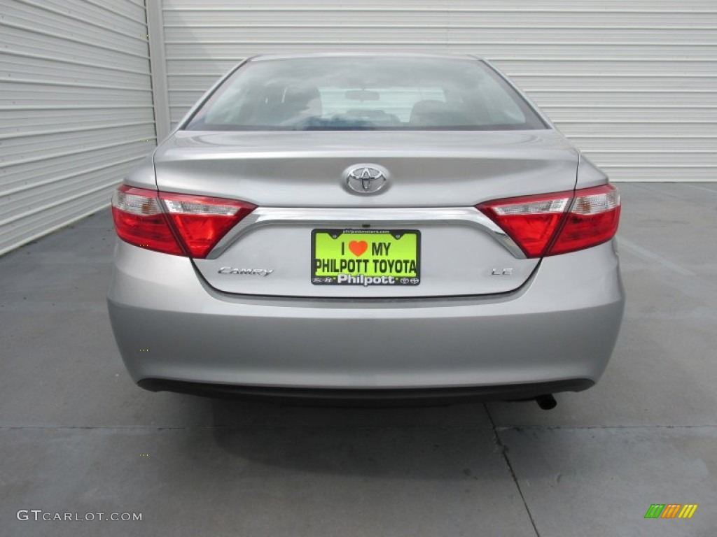 2015 Camry LE - Celestial Silver Metallic / Black photo #5