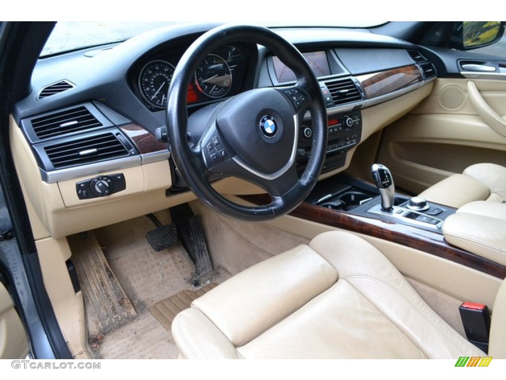 Sand Beige Interior 2008 BMW X5 4.8i Photo #103751504