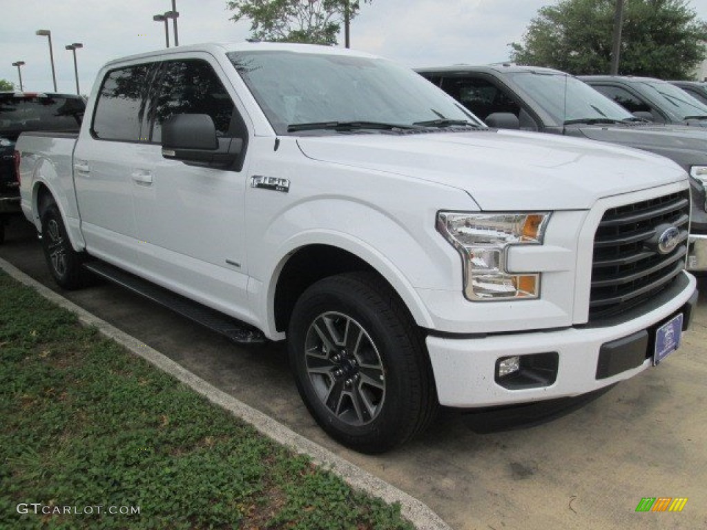 2015 F150 XLT SuperCrew - Oxford White / Black photo #1