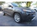 2015 Granite Crystal Metallic Jeep Cherokee Limited  photo #4