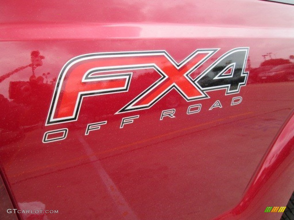 2015 F250 Super Duty XLT Crew Cab 4x4 - Ruby Red / Adobe photo #11