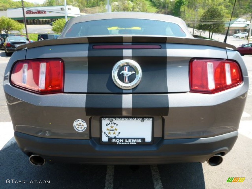 2011 Mustang V6 Convertible - Sterling Gray Metallic / Stone photo #4