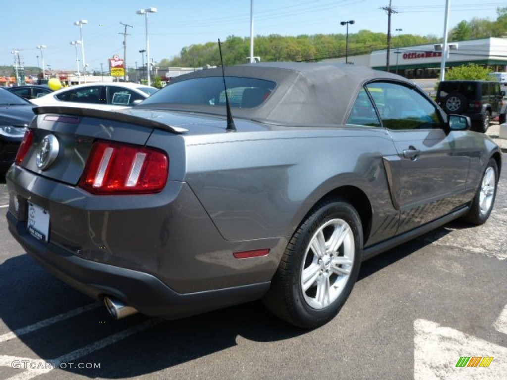 2011 Mustang V6 Convertible - Sterling Gray Metallic / Stone photo #5