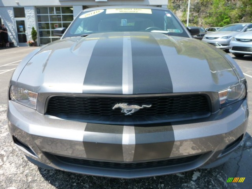 2011 Mustang V6 Convertible - Sterling Gray Metallic / Stone photo #8