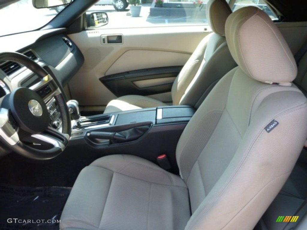 2011 Mustang V6 Convertible - Sterling Gray Metallic / Stone photo #10