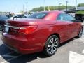 2012 Deep Cherry Red Crystal Pearl Coat Chrysler 200 S Hard Top Convertible  photo #5