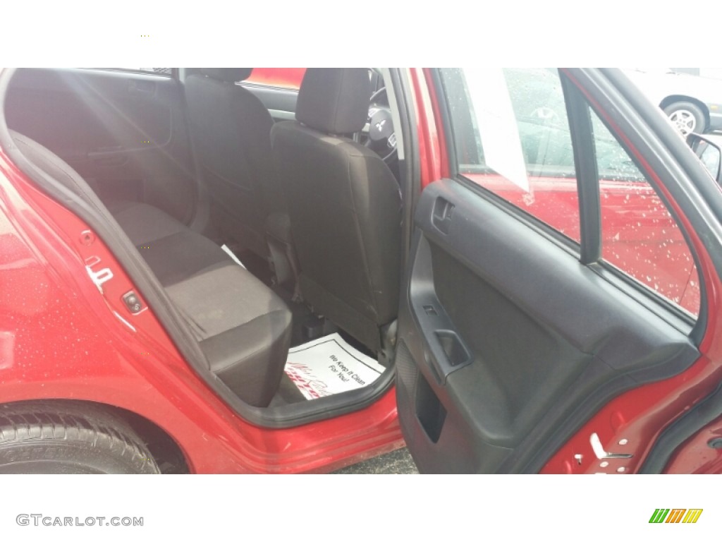 2008 Lancer ES - Rally Red Pearl / Black photo #12