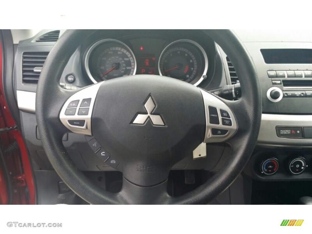 2008 Lancer ES - Rally Red Pearl / Black photo #21