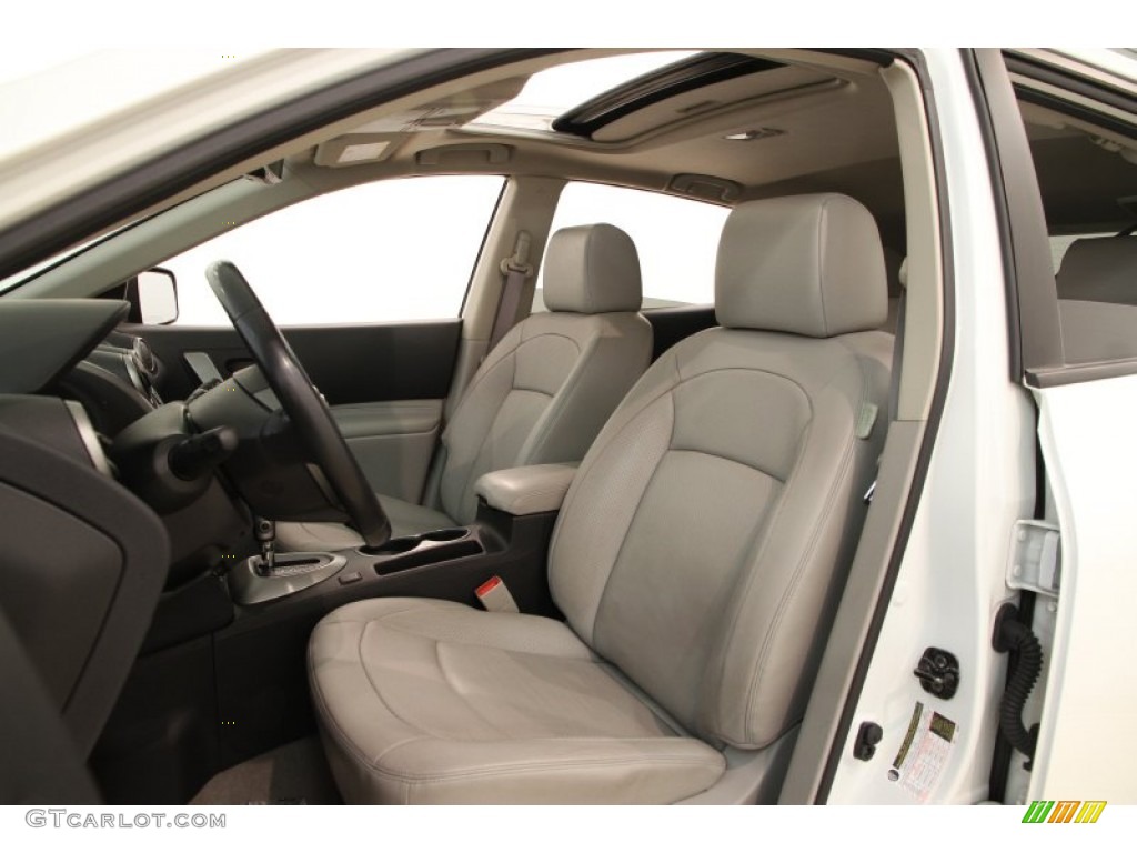2011 Rogue SL AWD - Pearl White / Gray photo #5