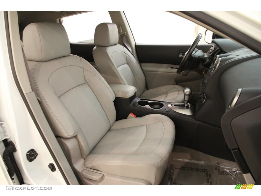 2011 Rogue SL AWD - Pearl White / Gray photo #12