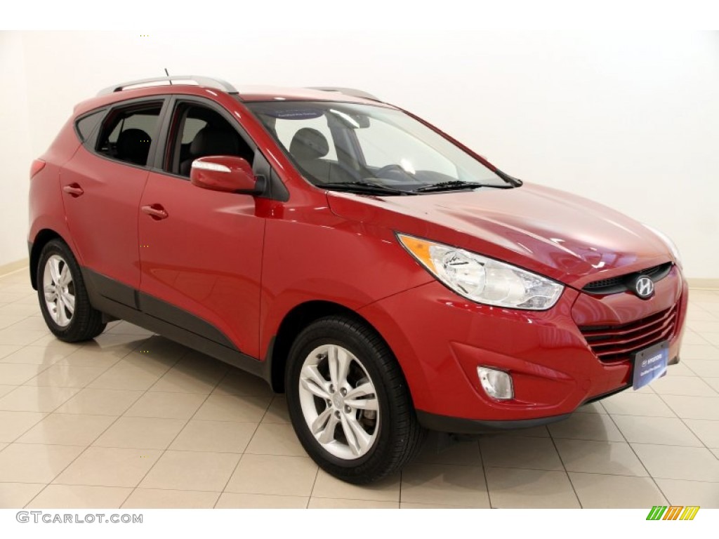2013 Tucson GLS AWD - Garnet Red / Taupe photo #1