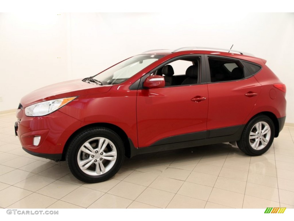 Garnet Red 2013 Hyundai Tucson GLS AWD Exterior Photo #103762391