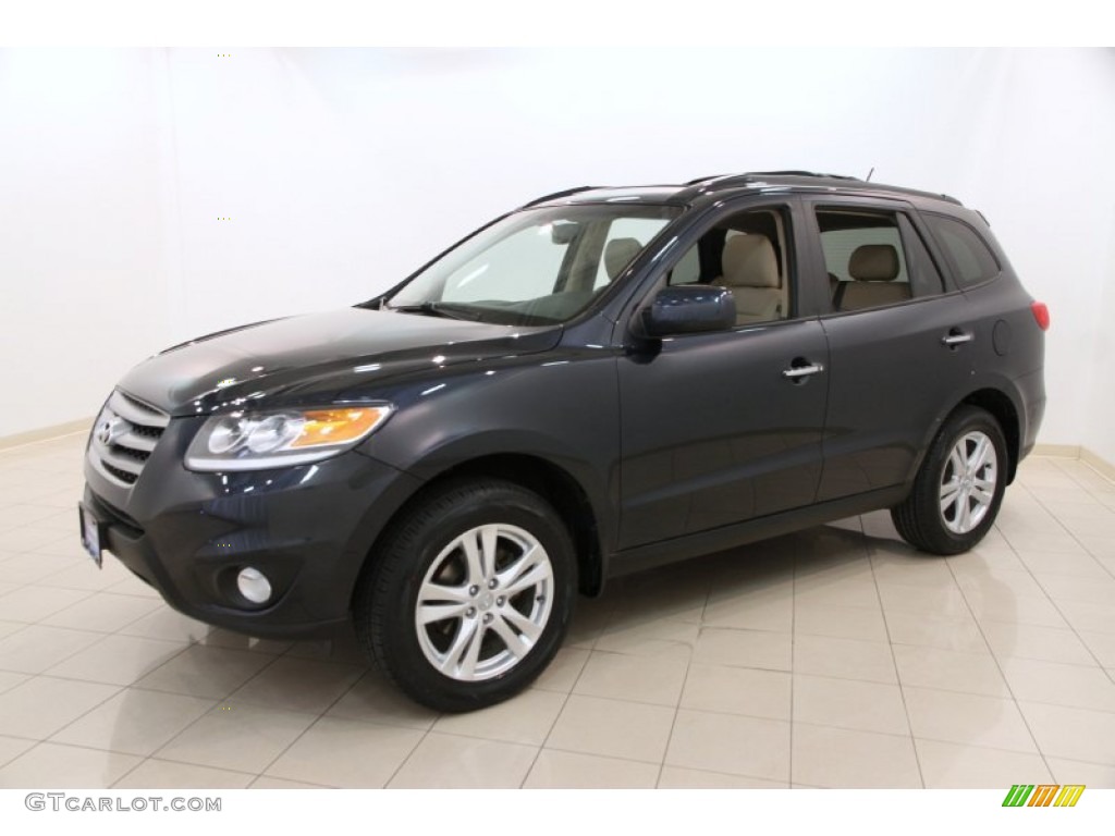 Pacific Blue Pearl 2012 Hyundai Santa Fe Limited Exterior Photo #103763492