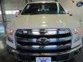 2015 White Platinum Tricoat Ford F150 Lariat SuperCrew 4x4  photo #2
