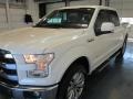 2015 White Platinum Tricoat Ford F150 Lariat SuperCrew 4x4  photo #3