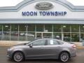 2014 Sterling Gray Ford Fusion Titanium AWD  photo #7