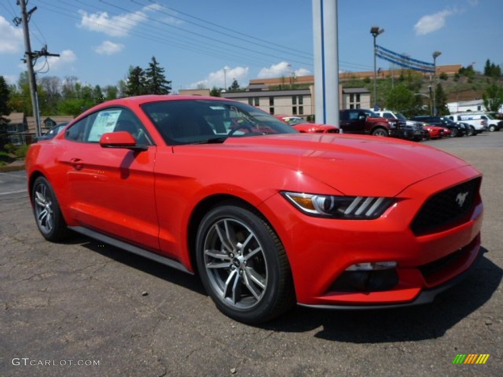 2015 Mustang EcoBoost Coupe - Race Red / Ceramic photo #1